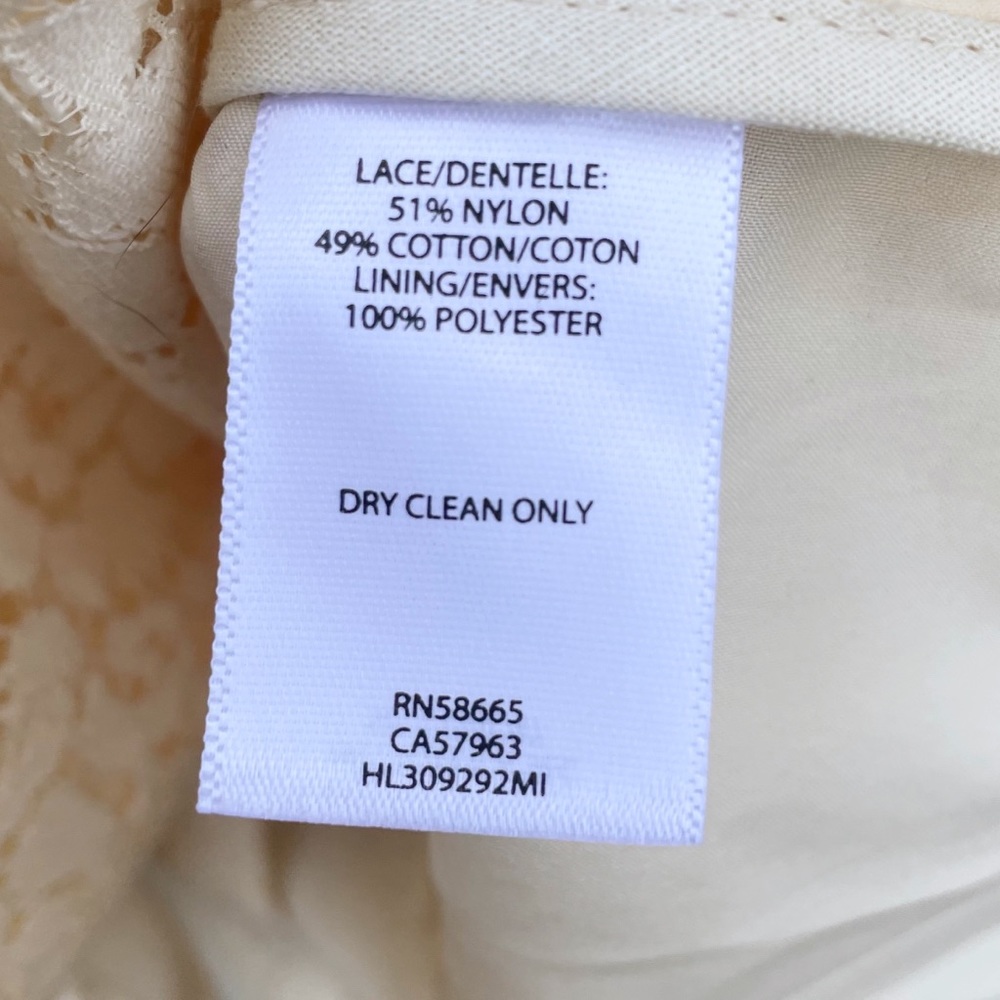 Chelsea 28 Trench Coat Ivory Cream Lace Double Breasted Long Jacket - Picture 10 of 14